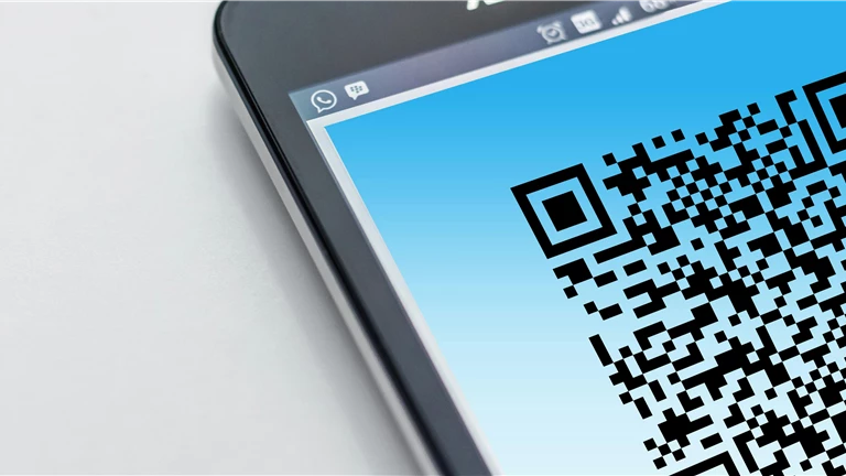 Qr Code on Screengrab